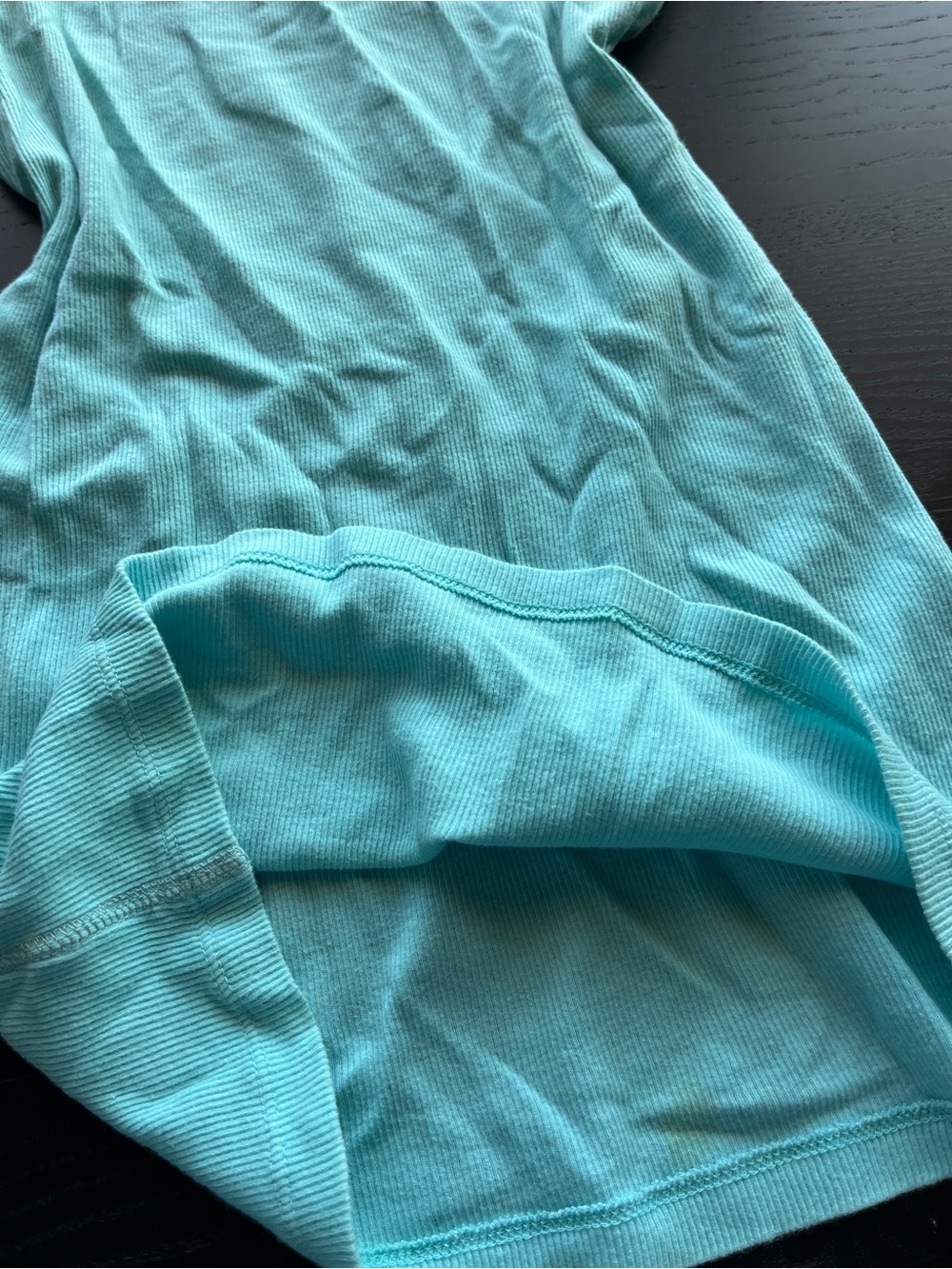 Mossimo Supply Co. Aqua Ribbed Tank Top - Picture 8 of 15